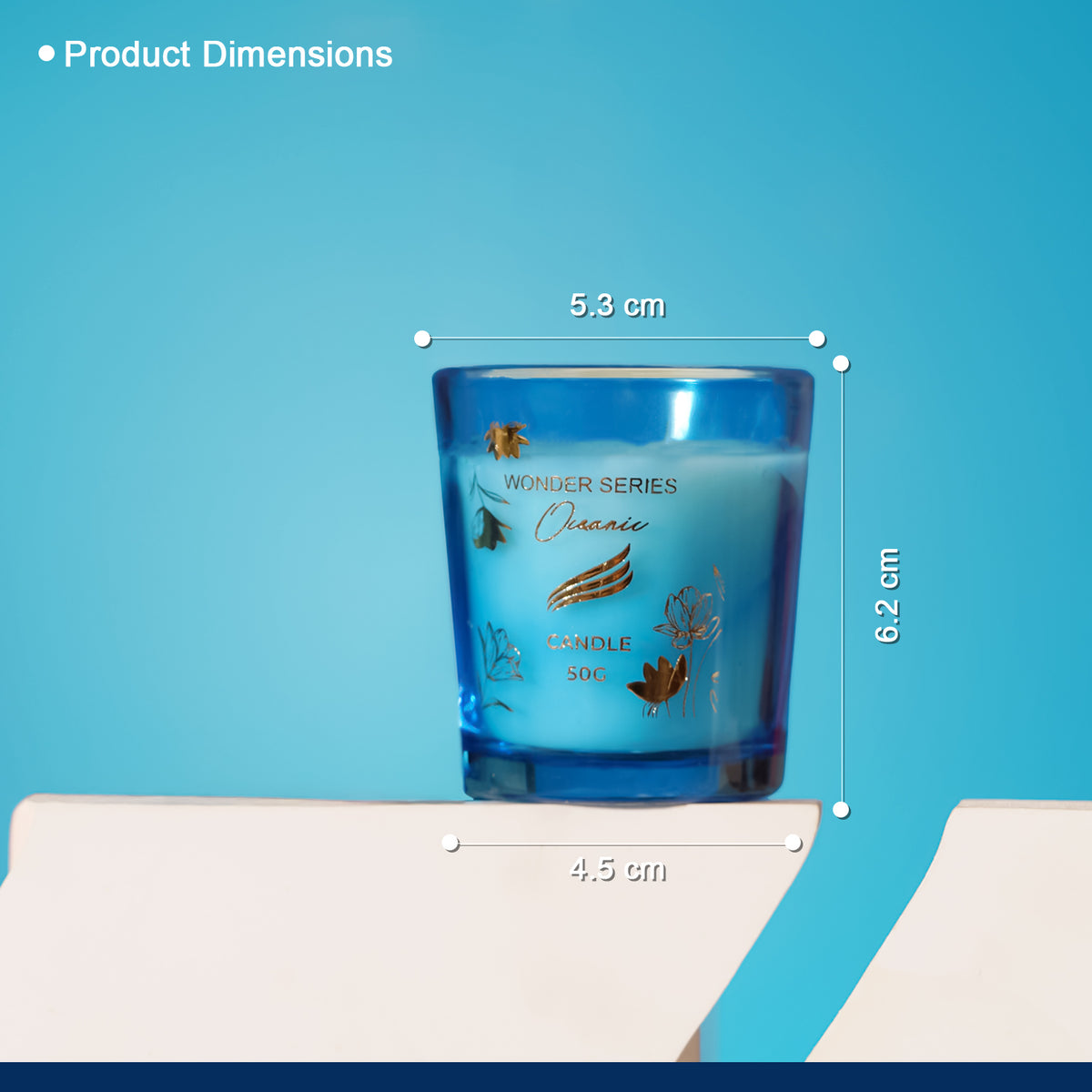 Oceanic Scented Candle - Wonder Series (50gms)