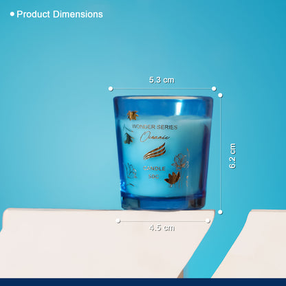Oceanic Scented Candle - Wonder Series (50gms)