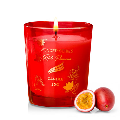 Red Passion Scented Candle - Wonder Series (50gms)