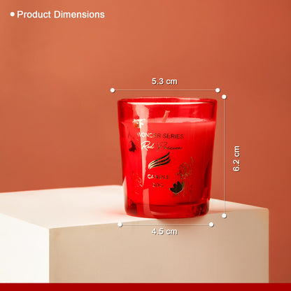 Red Passion Scented Candle - Wonder Series (50gms)