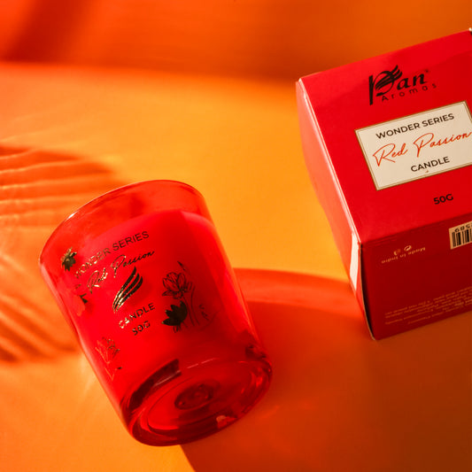 Red Passion Scented Candle - Wonder Series (50gms)