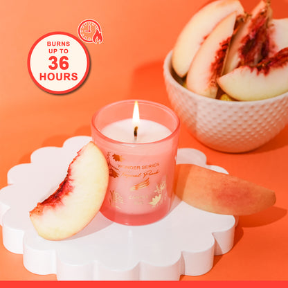 Tropical Peach Scented Candle - Wonder Series (50gms)
