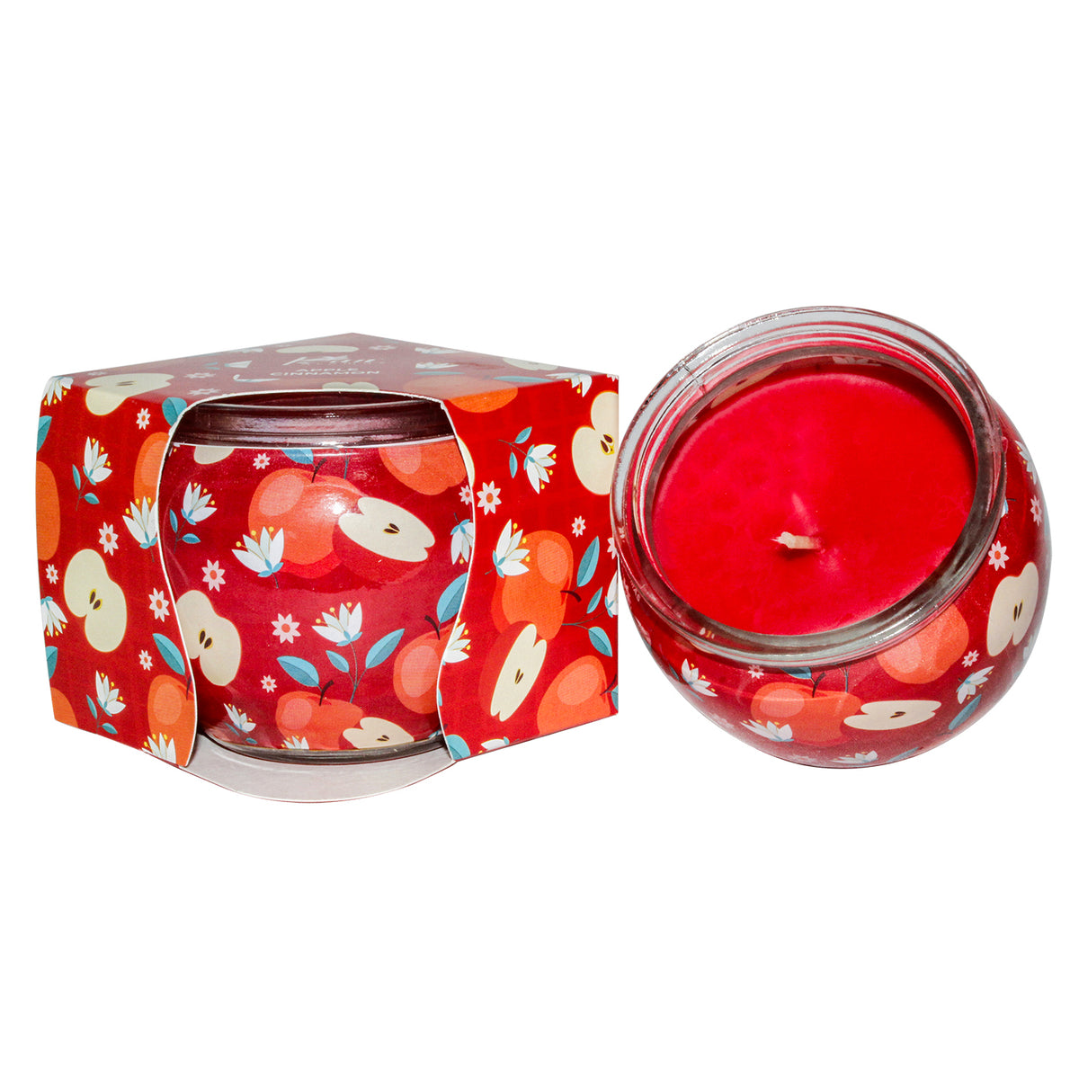 Shrink Sleeve Scented Candle – Apple & Cinnamon (85g)