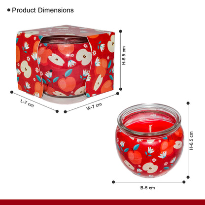Shrink Sleeve Scented Candle – Apple & Cinnamon (85g)