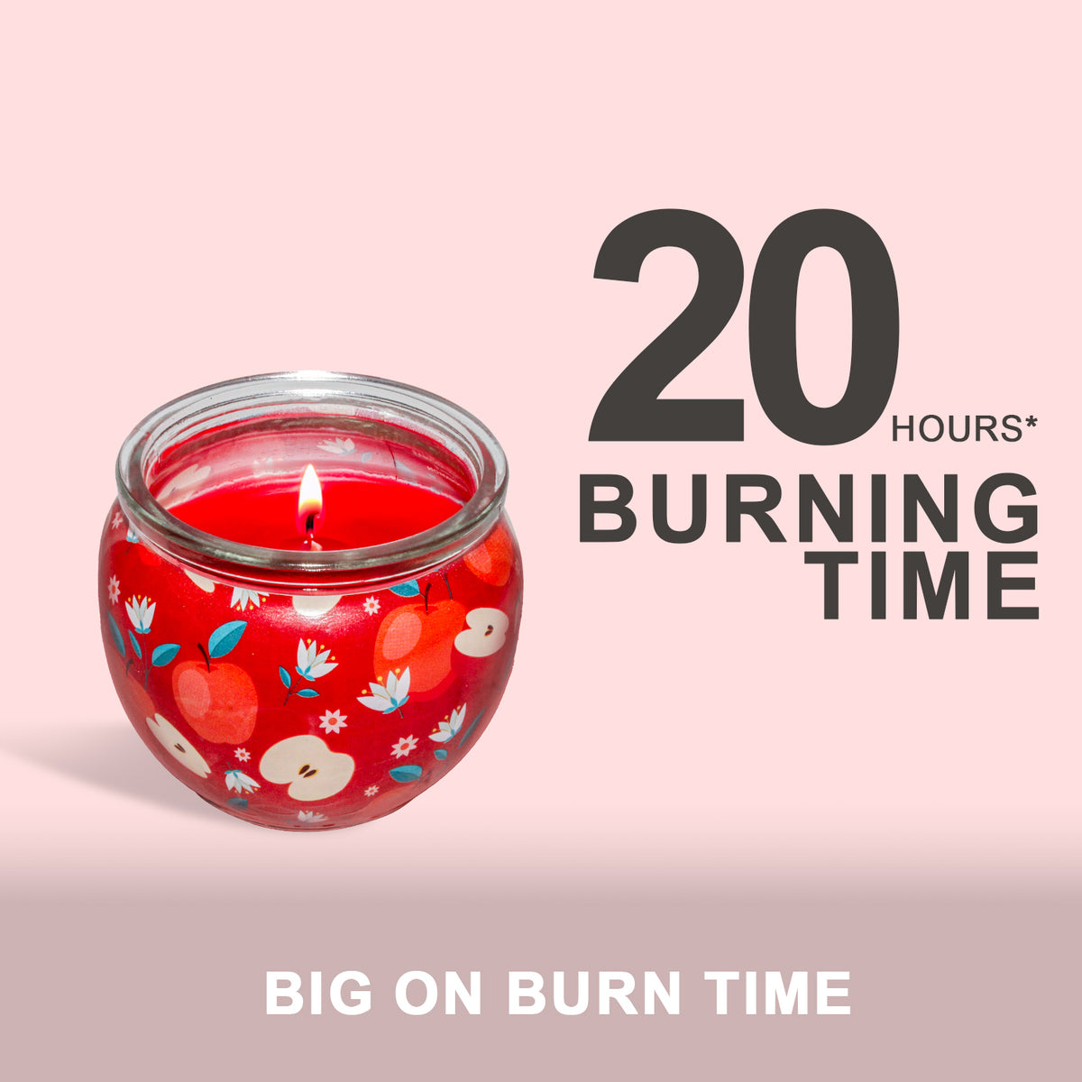 Shrink Sleeve Scented Candle – Apple & Cinnamon (85g)