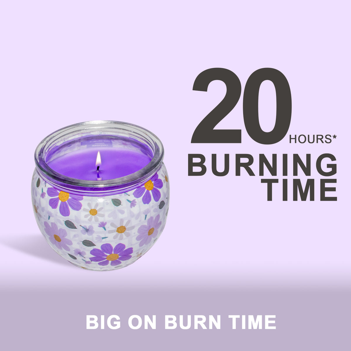Shrink Sleeve Scented Candle – Fresh Lavender (85g)