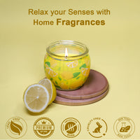 Shrink Sleeve Scented Candle – Lemon Grass (85g)