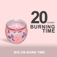 Shrink Sleeve Scented Candle – Rose (85g)