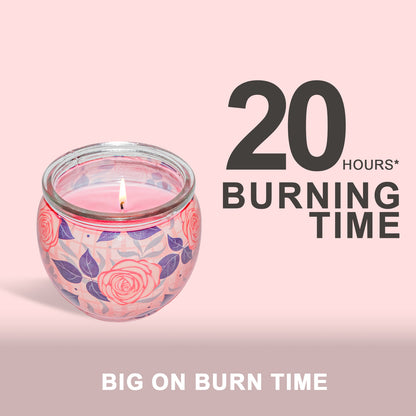Shrink Sleeve Scented Candle – Rose (85g)