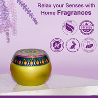 Lavender Lace Scented Tin Candle- 70gm