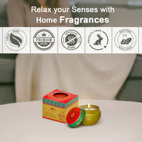 Rose Oud Scented Tin Candle- 70gm