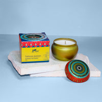 Tuberose Jasmine Scented Tin Candle- 70gm