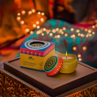 Tuberose Jasmine Scented Tin Candle- 70gm