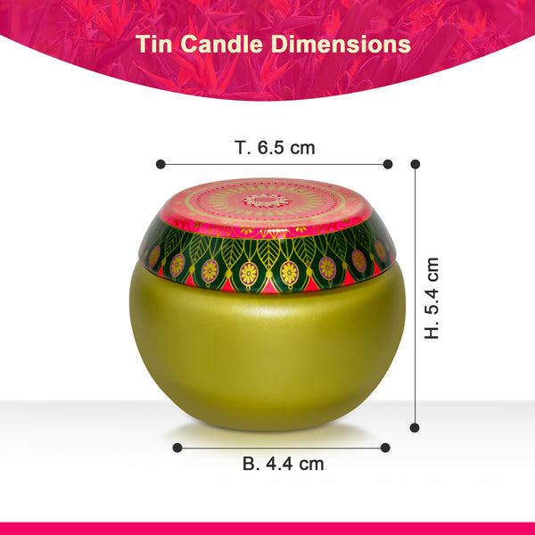 Tropical Paradise Scented Tin Candle- 70gm