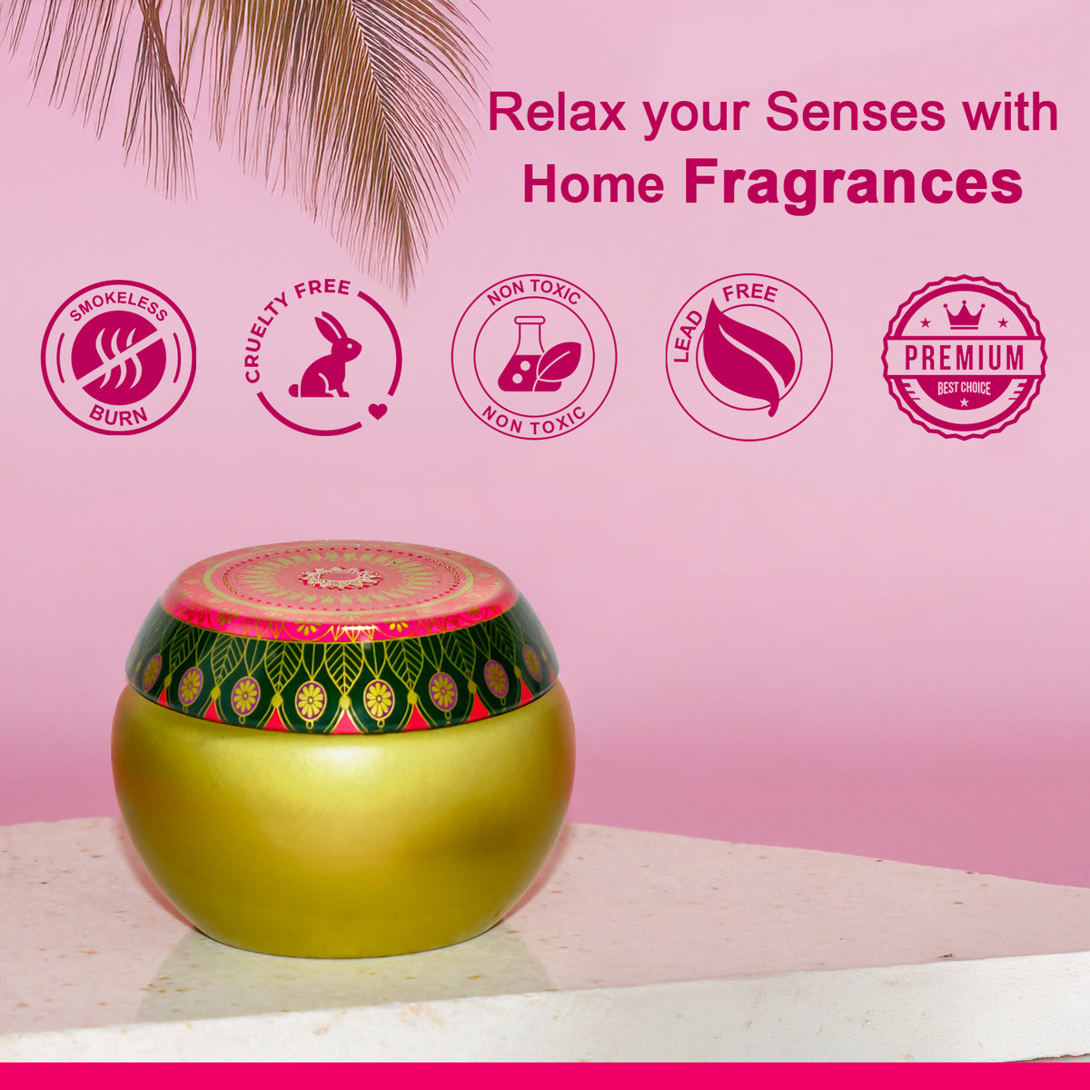 Tropical Paradise Scented Tin Candle- 70gm