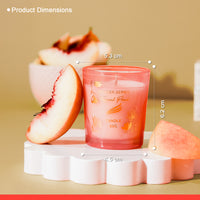 2- Pack Wonder Series Shot Glass Candle -Tropical peach and Chamomile Lavender
