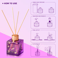 Chamomile & Lavender Scented Reed Diffuser - Wonder Series (50ml)
