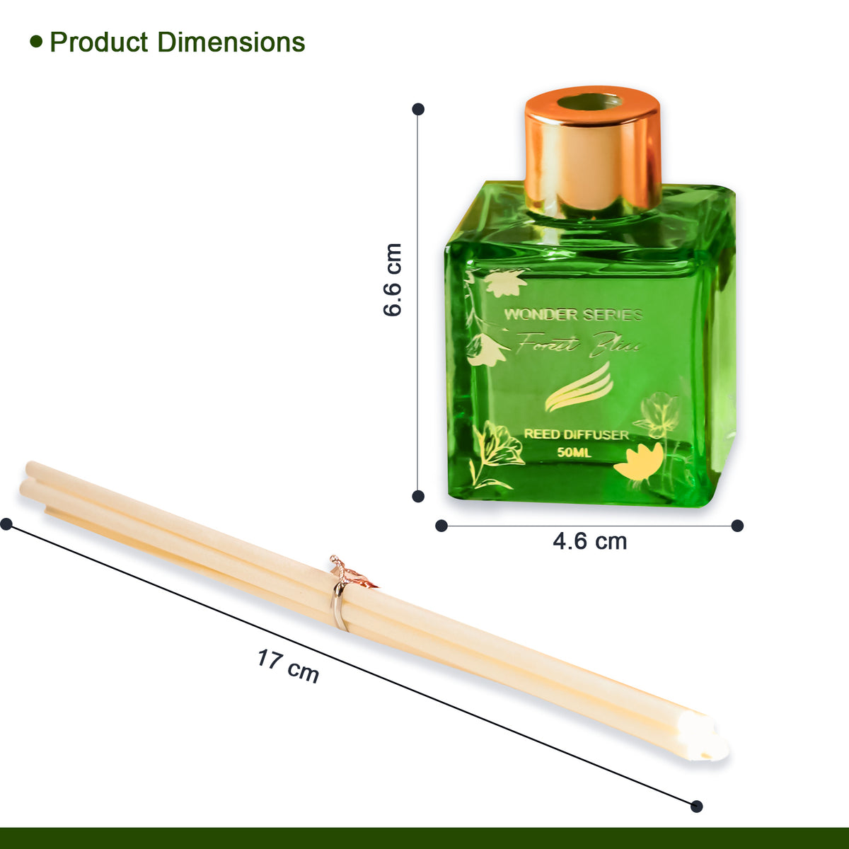 Forest Bliss Scented Reed Diffuser - Wonder Series (50ml)