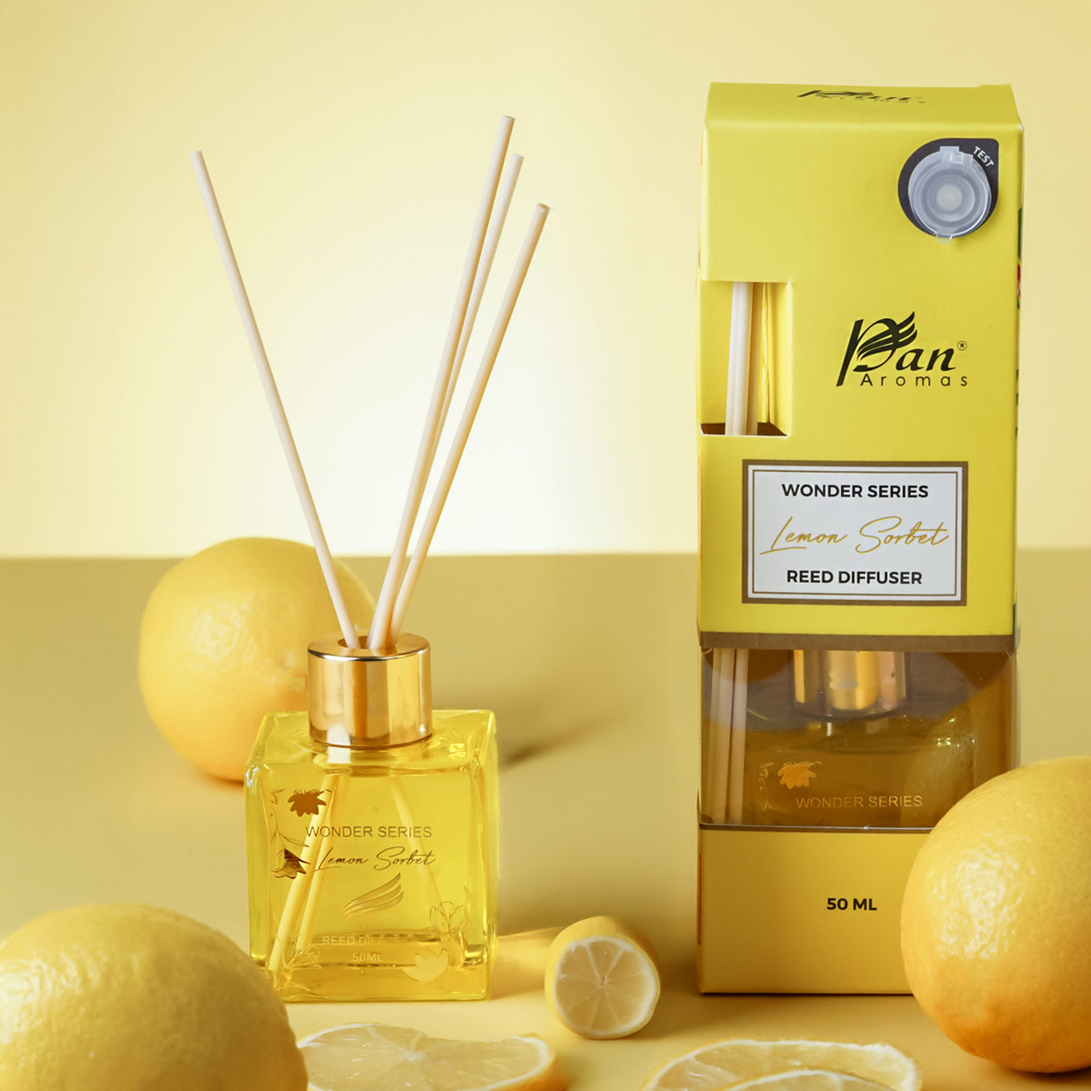 Lemon Sorbet Scented Reed Diffuser - Wonder Series (50ml)