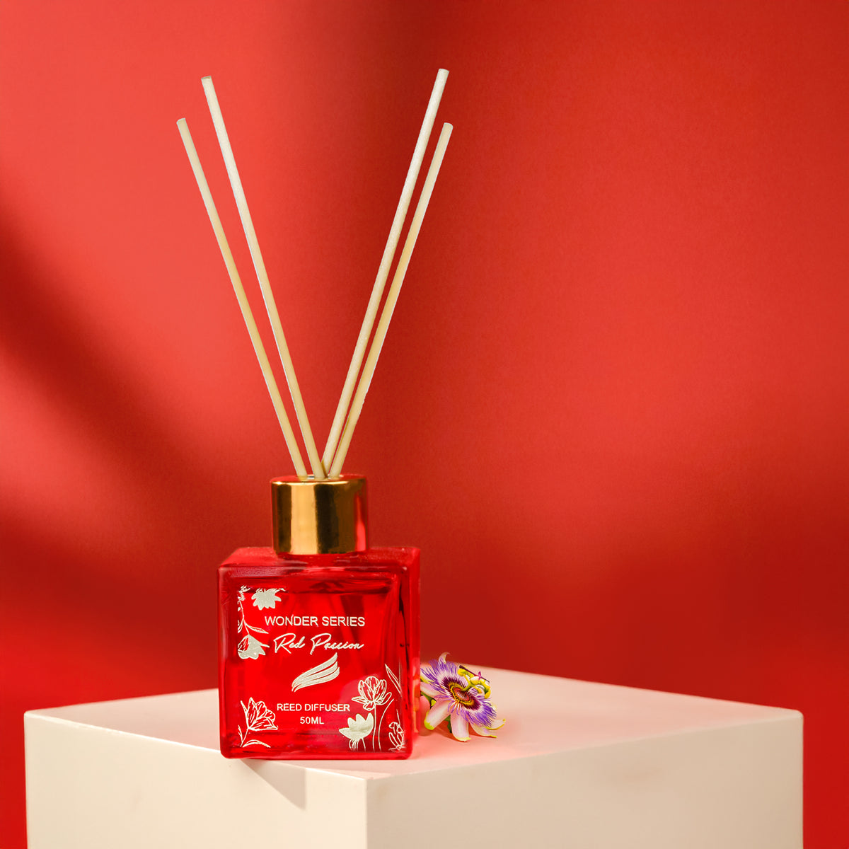 Red Passion Scented Reed Diffuser - Wonder Series (50ml)
