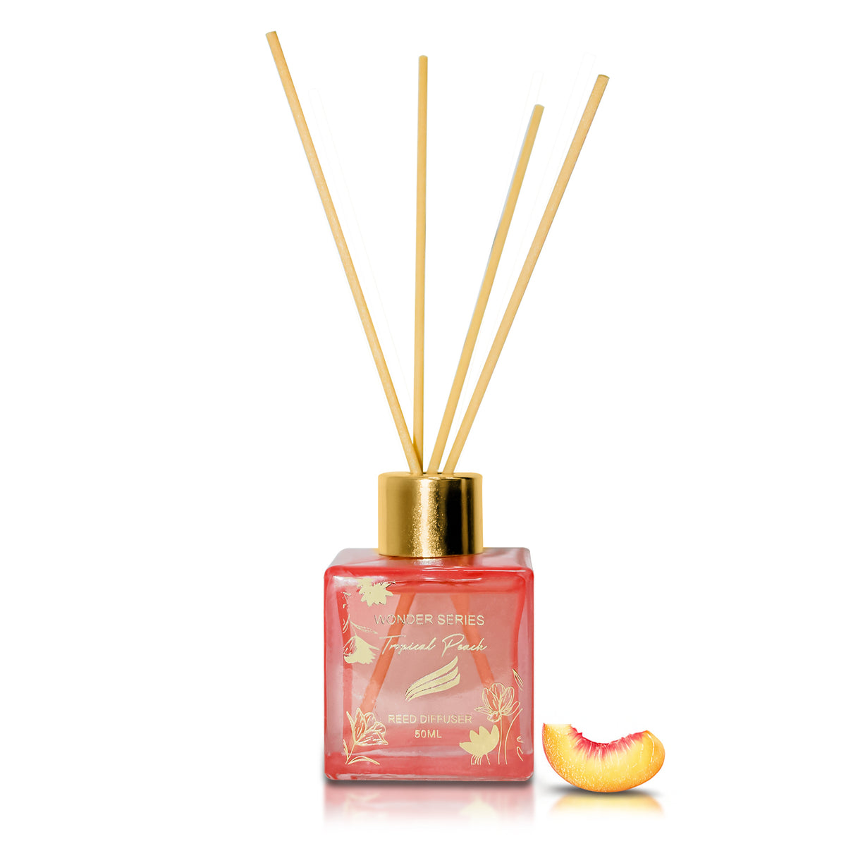 Tropical Peach Scented Reed Diffuser - Wonder Series (50ml)