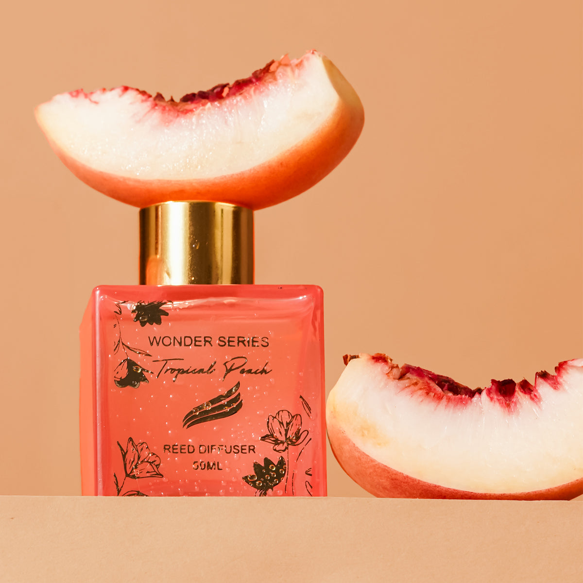 Tropical Peach Scented Reed Diffuser - Wonder Series (50ml)