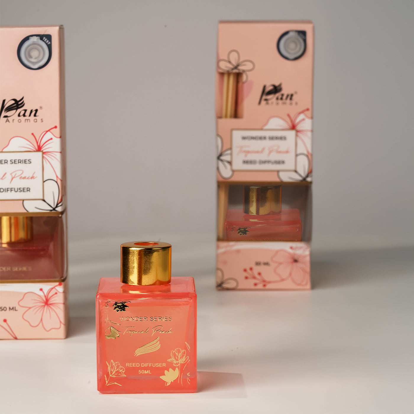 Tropical Peach Scented Reed Diffuser - Wonder Series (50ml)