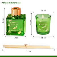 Wonder Series – Forest Bliss (Special Combo) | Reed Diffuser (50g) & Scented Candle (50g)