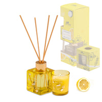 Wonder Series – Lemon Sorbet (Special Combo) | Reed Diffuser (50g) & Scented Candle (50g)