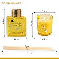 Wonder Series – Lemon Sorbet (Special Combo) | Reed Diffuser (50g) & Scented Candle (50g)