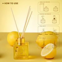 Wonder Series – Lemon Sorbet (Special Combo) | Reed Diffuser (50g) & Scented Candle (50g)