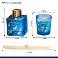 Wonder Series – Oceanic (Special Combo) | Reed Diffuser (50g) & Scented Candle (50g)