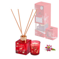 Wonder Series – Red Passion (Special Combo) | Reed Diffuser (50g) & Scented Candle (50g)