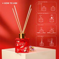 Wonder Series – Red Passion (Special Combo) | Reed Diffuser (50g) & Scented Candle (50g)