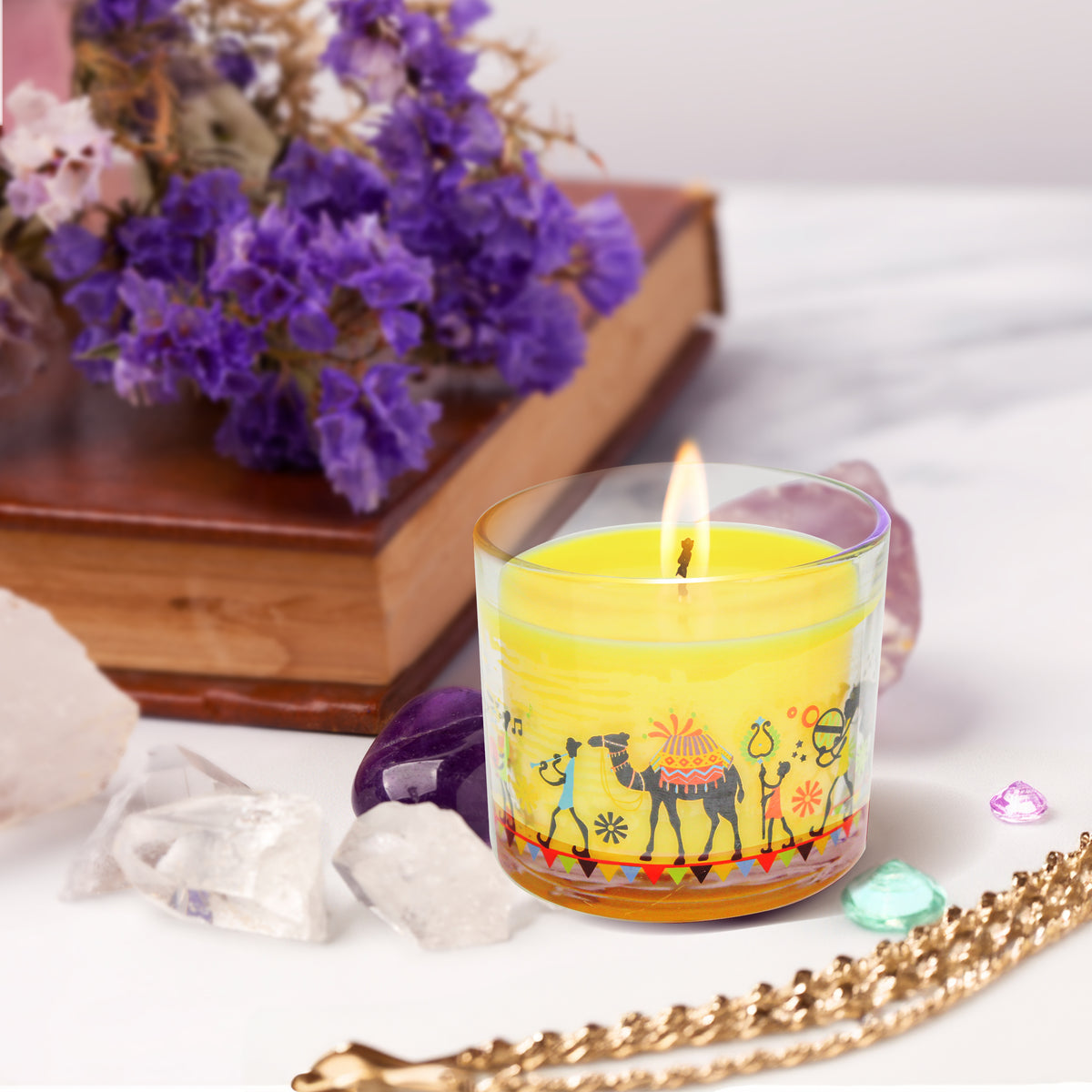 100gms Celebration Scented Candle - Lemon Sorbet