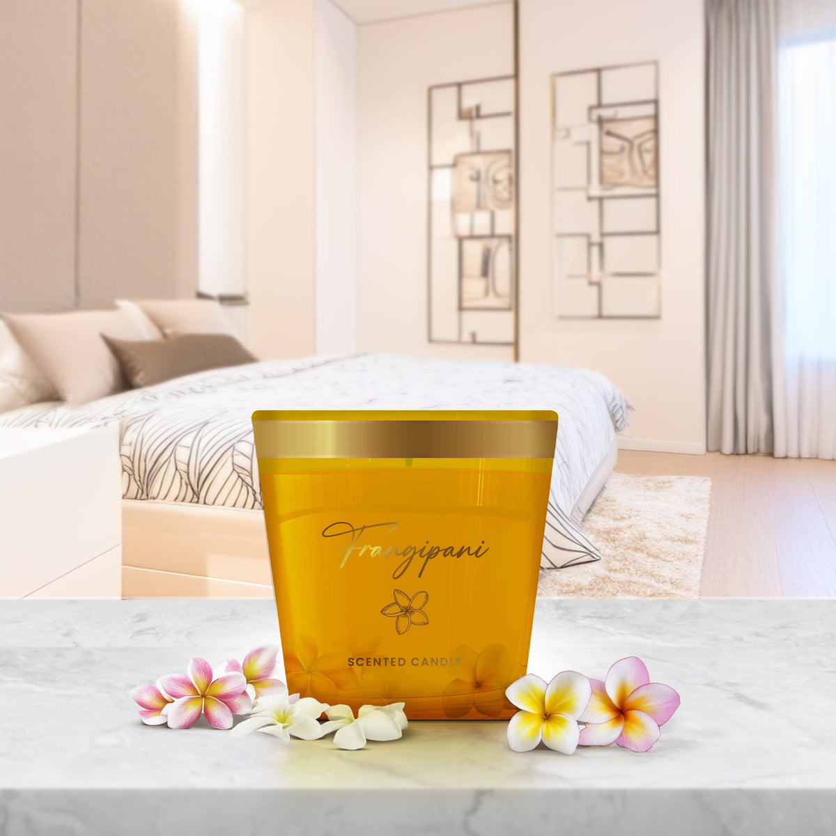 120gm Oriental Scented Candle - Frangipani