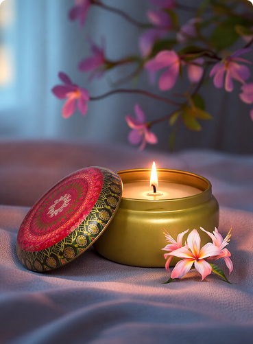 Tropical Paradise Scented Tin Candle- 70gm