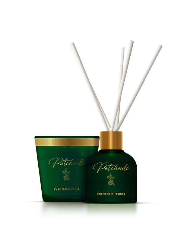 Oriental Patchouli (Special Combo) Reed Diffuser (100ml) & Scented Candle (120g)