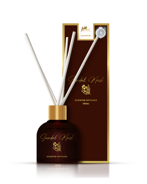 100ml Oriental Scented Reed Diffuser - Sandal Musk