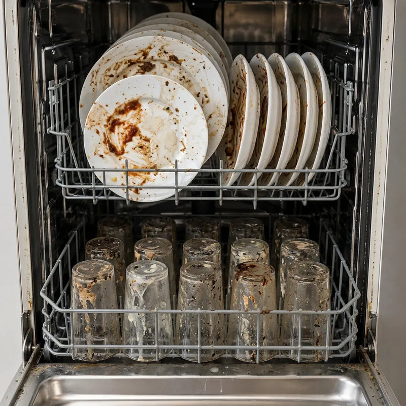 Dishwasher before